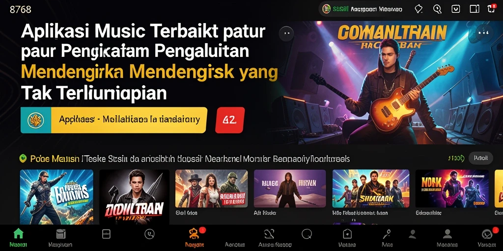 Tampilan antarmuka gameplay 8768 yang menarik dan user-friendly.