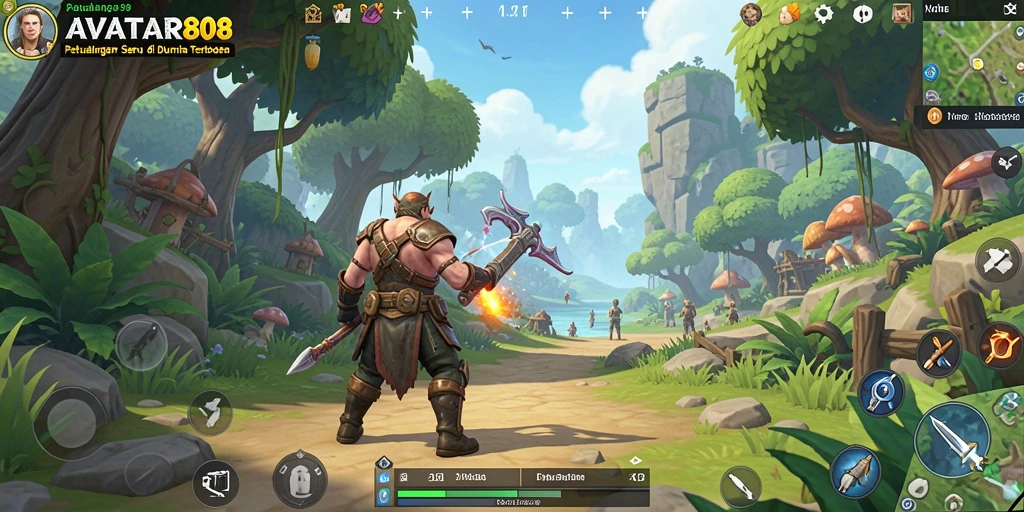 Gameplay seru dalam dunia terbuka AVATAR808 dengan petualangan menakjubkan.