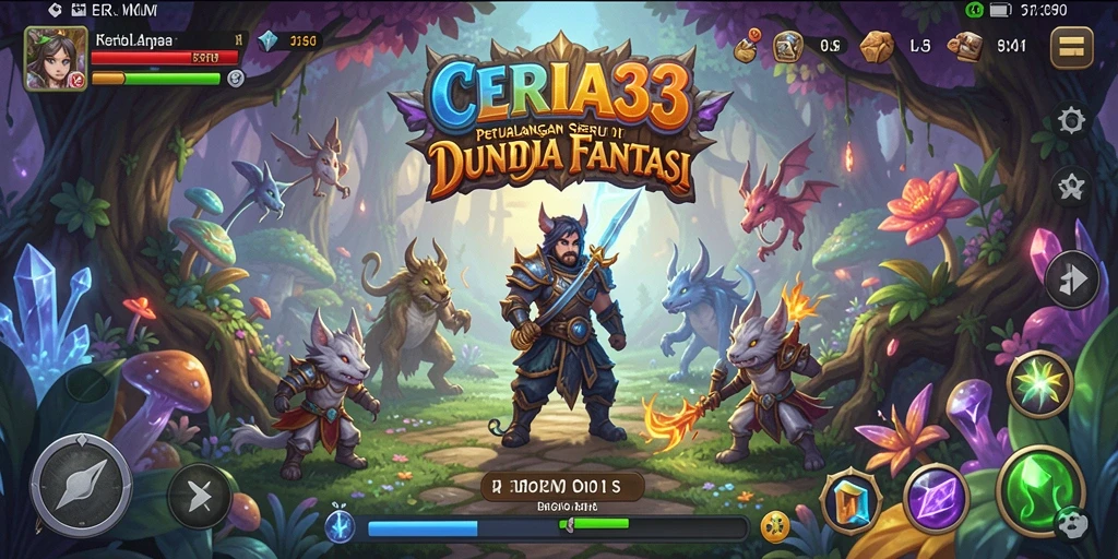 Screenshot CERIA33 yang menampilkan aksi seru dalam petualangan.