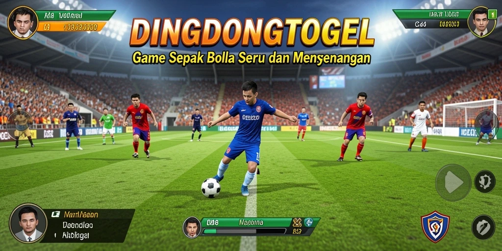 Gameplay seru DINGDONGTOGEL dengan tim sepak bola favorit.