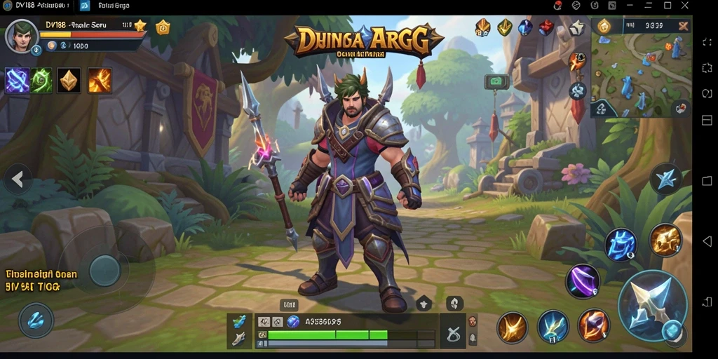 Tampilan gameplay seru di <strong>DV188</strong> dengan petualangan ARPG yang mendebarkan.