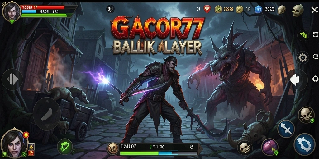 Gameplay GACOR77 yang menegangkan di tengah malam yang kelam.