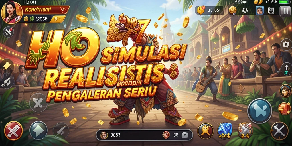 Gameplay HO777 menampilkan berbagai aktivitas simulasi yang seru.