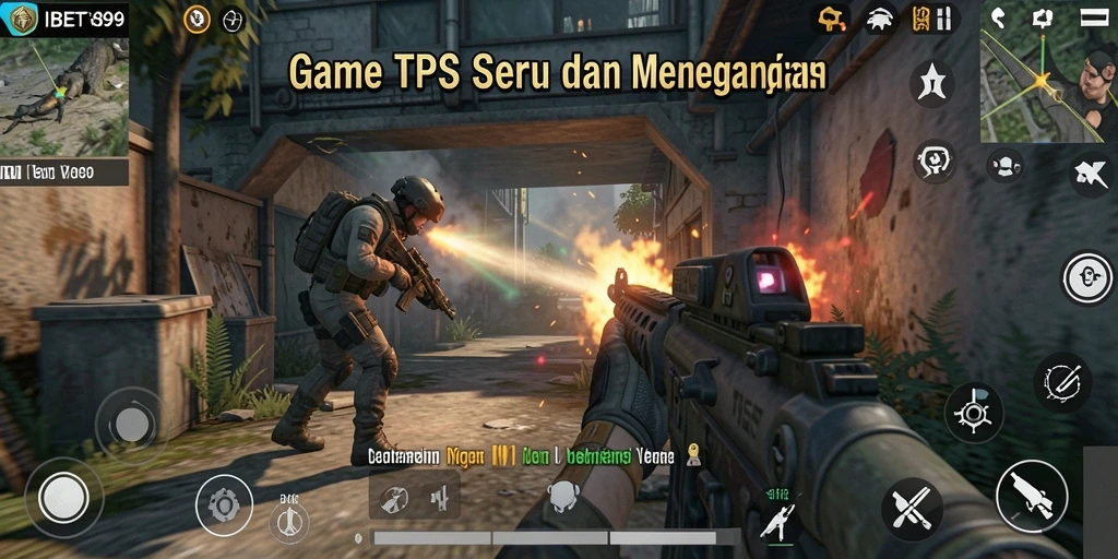 Tampilan menarik dari gameplay <strong>IBET899</strong> yang penuh aksi TPS.