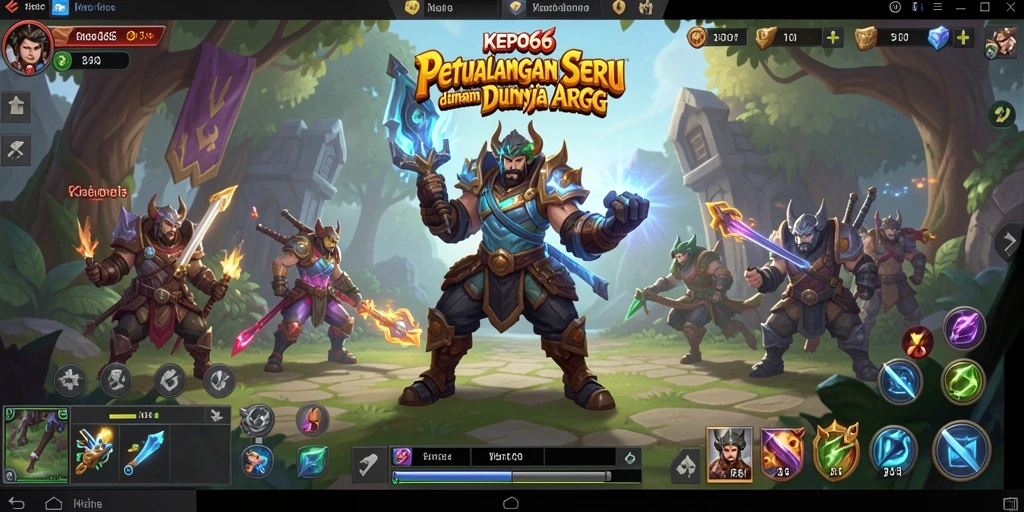 Screenshot menunjukkan gameplay ARPG yang menarik dan penuh aksi.