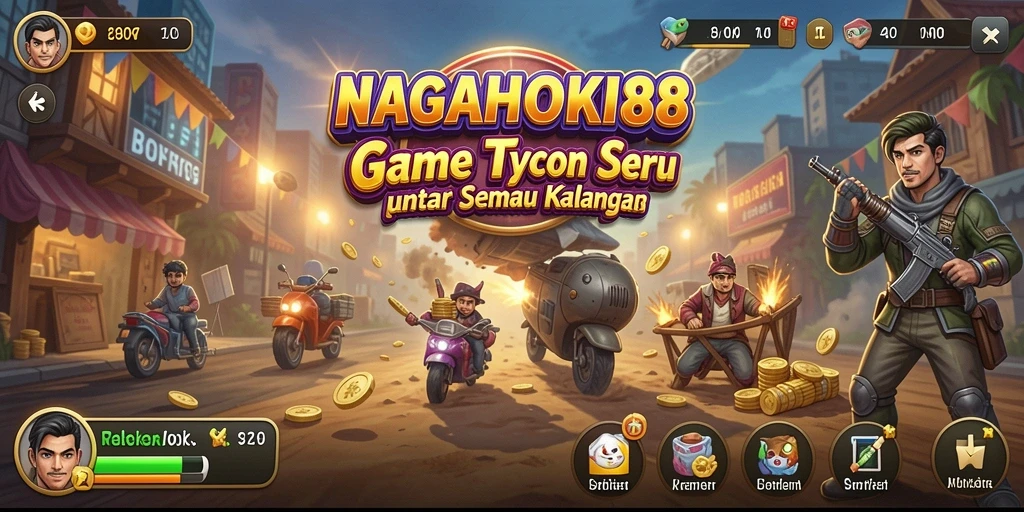 Screenshot gameplay NAGAHOKI88 menampilkan pengalaman Tycoon yang mendebarkan.