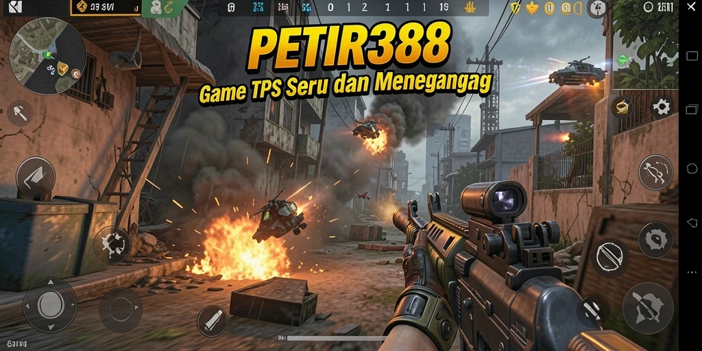 Screenshot gameplay seru PETIR388 dengan aksi menegangkan di peta.