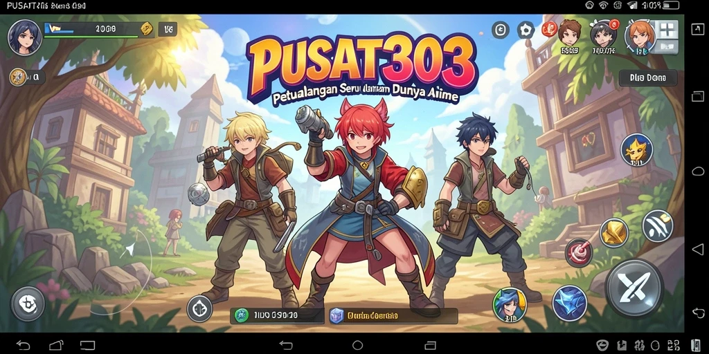 Tampilan menakjubkan dari gameplay Anime yang memikat.
